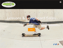 Tablet Screenshot of centralparklongboarder.com